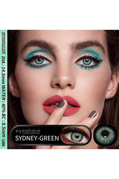 Satfinder SYDNEY GREEN DOGAL DAMARLI MAVİ YEŞİL GÖZ LENSİ 12 AY KULLANIM SÜRE...