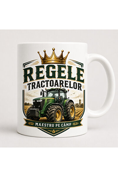 Generic Brand Cana cadou pentru Tractorist, Regele Tractoarelor, Maestru pe c...