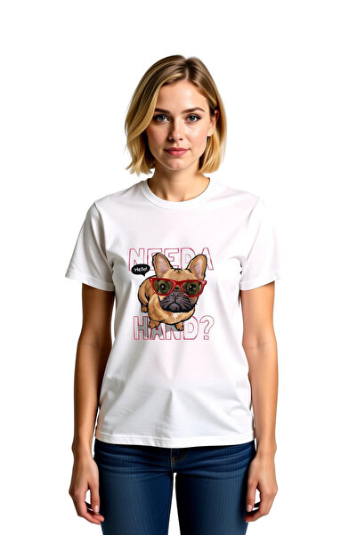 PayBuy Women's Relaxed Fit Dog Print Short Sleeve T-Shirt Humor Themed Casual...