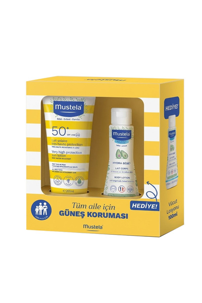 Mustela High Protection Factor Sun Protection Lotion 200 ml - Hydra Bebe Body...