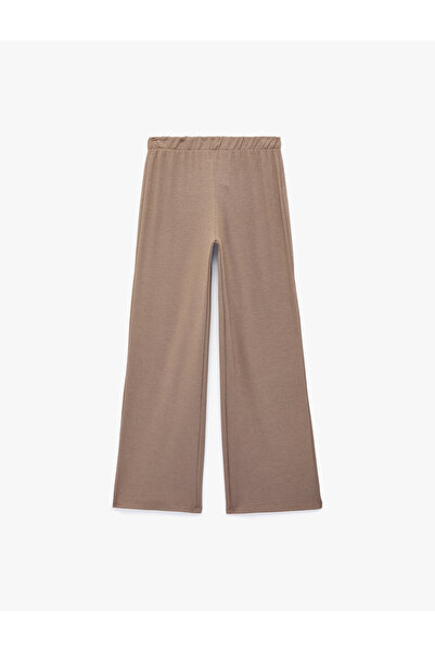 Koton Elastic Waist Comfortable Fit Viscose Contrast Knitwear Pajama Bottoms
