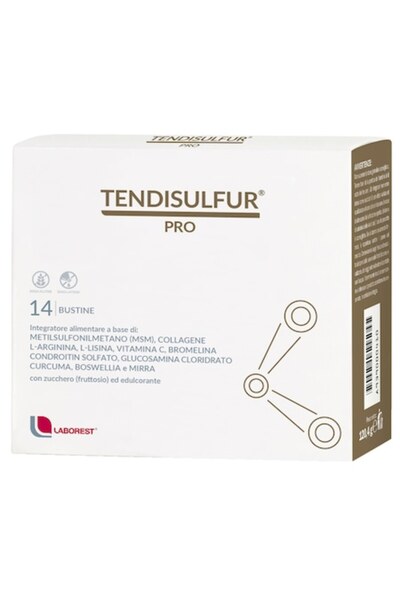 Laborest Italia Supliment alimentar Tendisulfur Pro Laborest Italia, 14 plicuri