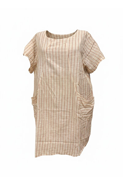 PHUTİ COLLECTION Cotton Striped Dress