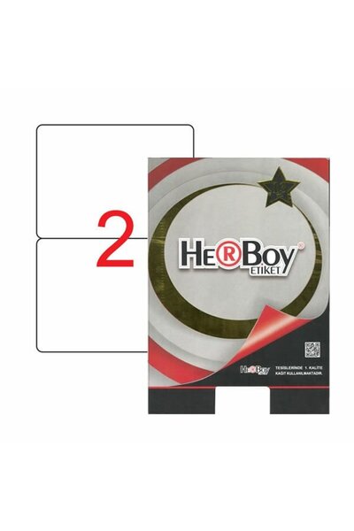 NO NAME ملصق ليزر أبيض من هيربوي HB-1002 مقاس 199.6 مم × 143.5 مم
