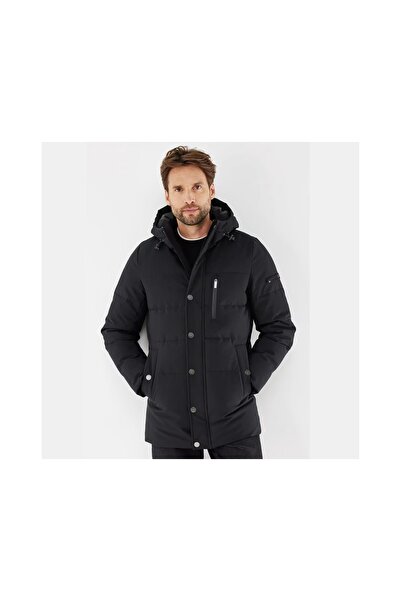 MEXX Fashion Ανδρικό Χειμωνιάτικο Μπουφάν Παρκά Μαύρο