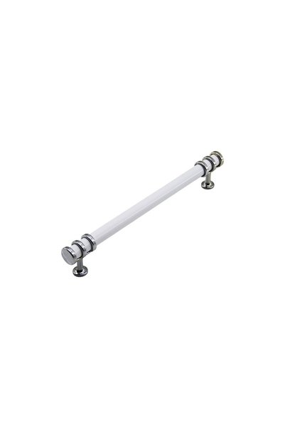 Generic Brand İbi̇co-946 Pipe Drawer Handle 12.8cm Ring Chrome Handle White