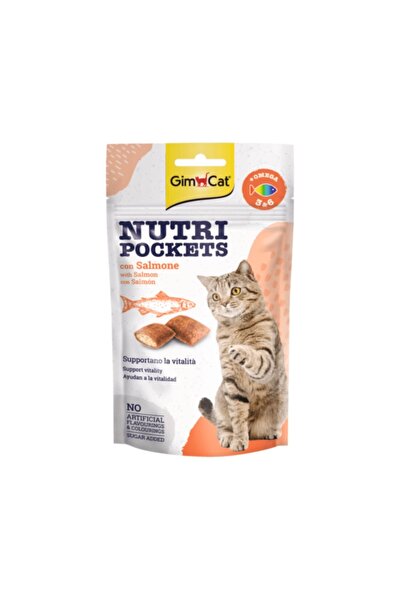 Gimcat Jem Cat Treats for Cats, Food Supplement with Salmon Cream, 60g