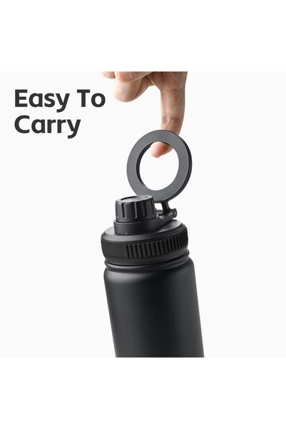 Niru Sticla de apa portabila HydroMag™ 750ML - din Inox Premium, cu suport magnetic MagSafe pentru