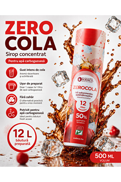 Magic Bubble Sirop Zero Cola SodaCo 500 ml
