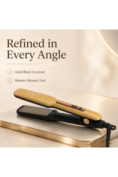 Generic Brand Professional Wide Plate Hair Flat Iron, Ceramic Tourmaline Hair...