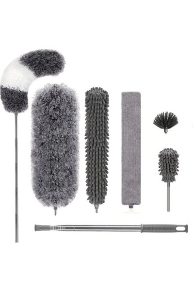 STARSTAR 7-piece gray microfiber duster