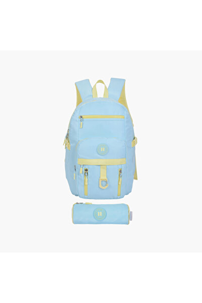 Pause 2-Piece School Backpack Set for Girls 13+ Years with Laptop Pocket & Pe...