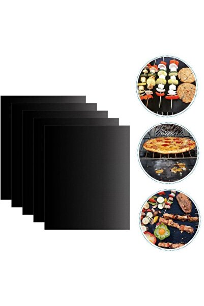 STARSTAR BBQ mat set (5 pieces), non-stick fiberglass, suitable for outdoor u...