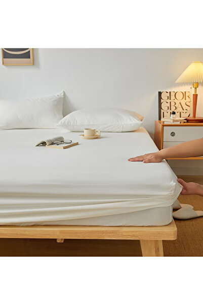 GGEROU Bed Sheet Set, Fitted Sheet with Pillowcase, Lightweight Soft Bed Shee...