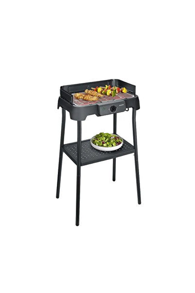 Severin Grătar electric cu picioare, Severin, 38 x 22 cm, 2000 W, negru