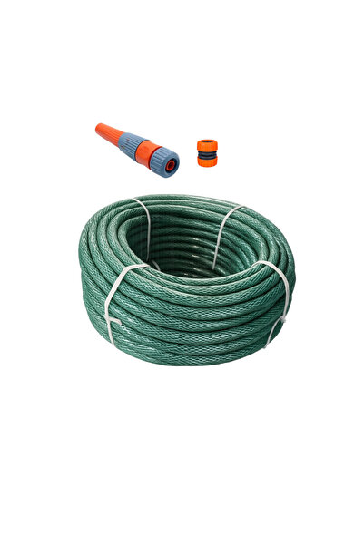 COBI SMART® Furtun de apa cu insertie, 50 m, 1/2 inch, pistol apa plastic si ...