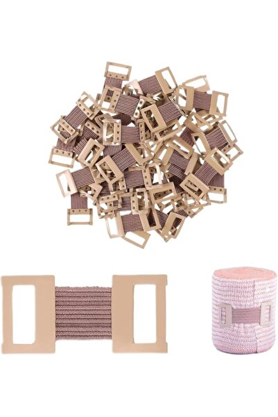 Morvena Picks Agrafe de bandaj, 50 buc, elastic, cleme metalice