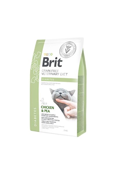 Brit Veterinary Diet Diabet Tahılsız Kedi Maması 2 Kg