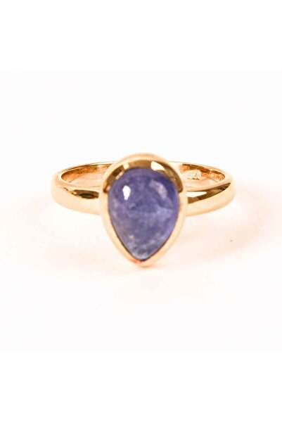 craftmystic Δαχτυλίδι Ασημένιο 925 με Τανζανίτη Δάκρυ Μέγεθος 55 (ΕΕ) / 7 (ΗΠ...