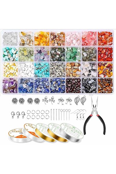 craftmystic Σετ Κατασκευής Κοσμημάτων με 28 τύπους Κρυστάλλων Το Ιδανικό Κιτ ...