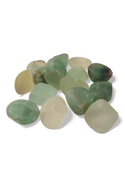 craftmystic Green Fluorite Tumbled Stone - Mental Clarity, 3-4 cm