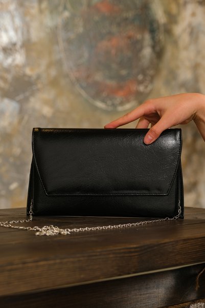 ROZA CANTA Black Women's Evening Dress Wedding Party Clutch Evening Bag