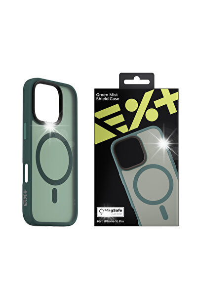 NEXT ONE Husă verde Mist Shield MagSafe pentru iPhone 16 Pro