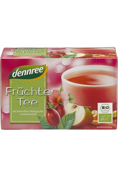 Dennree Ceai de fructe 20 plicuri organice, 40g