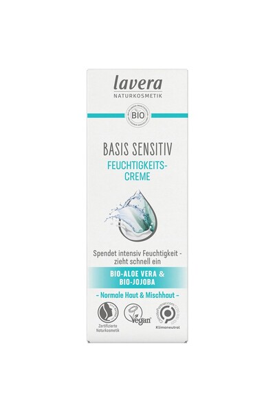 Lavera Ενυδατική κρέμα για ευαίσθητες επιδερμίδες με βιολογική αλόη βέρα και ...