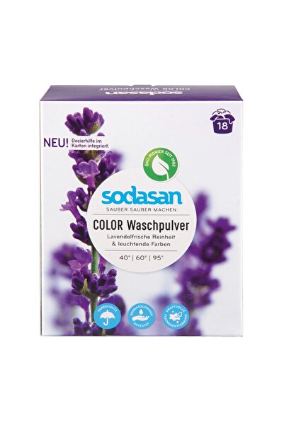 Sodasan Detergent pudră pentru rufe colorate, 1,01 kg