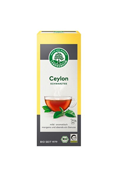 Lebensbaum Ceai Negru Ceylon 20 pliculețe bio, 40g