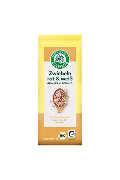 Lebensbaum Ceapă albă și roșie deshidratată organic, 55g