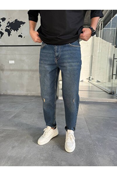 XPUPPETWEAR Poderane detaljne udobne boyfriend farmerke
