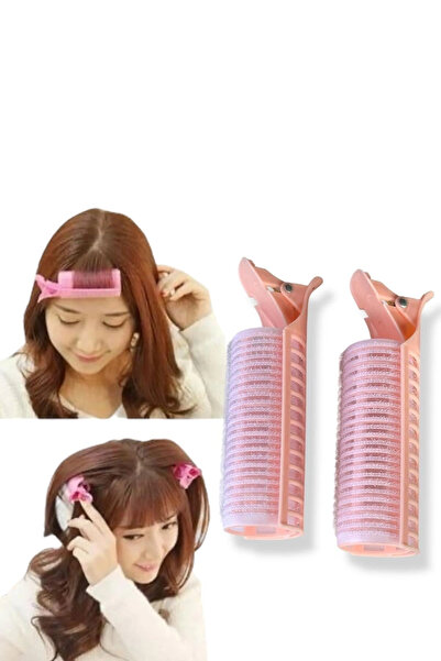 Kokoş 2-Piece Curler with Velcro Clip Buckle/Adhesive Hair Curler
