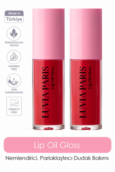 Luvia Paris Watermelon & Strawberry Lip Oil Gloss Nemlendirici , Parlaklaştır...