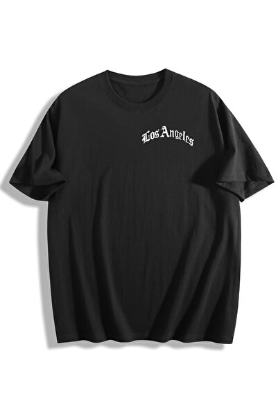 Generic Brand Los Angeles Gothic Text,all-season wear,men's casual,100% cotto...