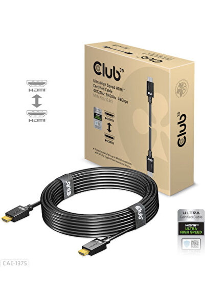 Other Club3D HDMI 2.1 Υψηλής Ταχύτητας 48Gbps 4K 120Hz HDR VRR Καλώδιο HDMI Α...