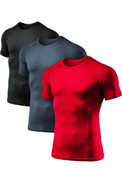 GENERAL ATHLIO mens Bts02 Baselayer Tops Short Sleeve (pack of 3)