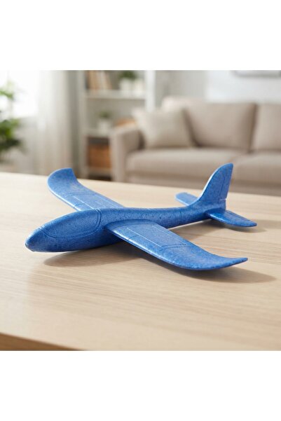 DeaL Avion albastru robust și zburător — Zboară până la 30m ✈️ 💙