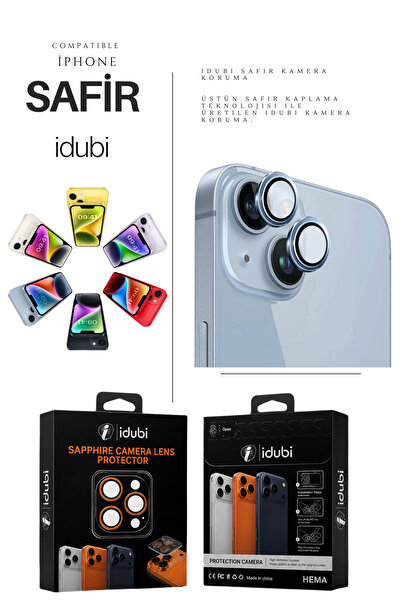 İPhone 14 Plus Uyumlu Safir Kamera Lens Koruyucu