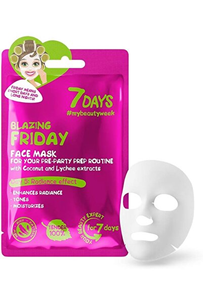 7DAYS Face Mask Blazing Friday For Your Pre-Party Perp Routine With Coconut W...