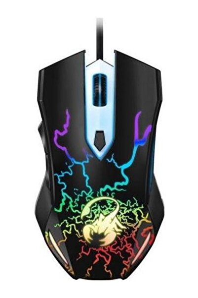 GENIUS Mouse optic de gaming Scorpion Spear, iluminare LED, 1200 DPI, USB, negru