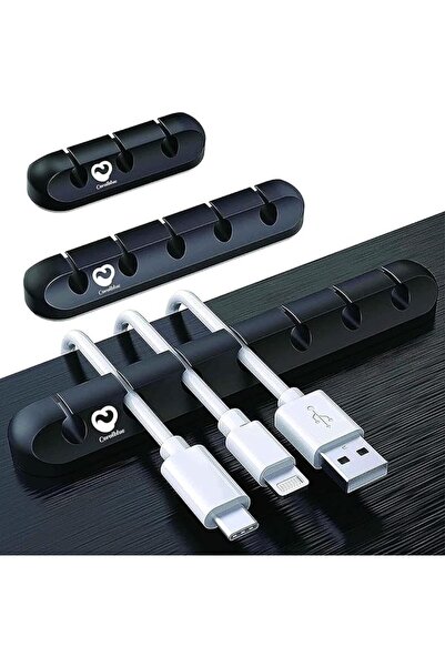Coralblue 3 قطع من مشابك إدارة الكابلات لأسلاك الطاقة وكابلات USB وكابلات الت...