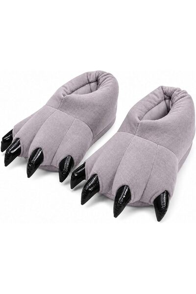 GENERAL Fuzzy animal paw shoes slipper for Boy Girl Women Men,Winter Unisex S...