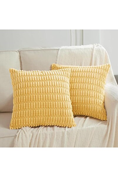Fancy Homi 2 Packs Dusty Blue Decorative Throw Pillow Covers 18x18 Inch for L...