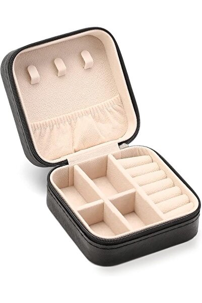 GENERAL ZPROW Plush Velvet Travel Jewelry Case, Organizer, Box, Small Case fo...