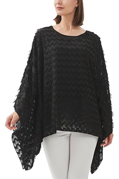 GENERAL Wiiiwish Women's Loose Solid Long Batwing Sheer Chiffon Caftan Wrap P...