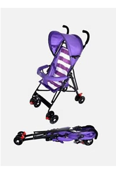 child toy عربة أطفال خفيفة الوزن قابلة للطي - أرجواني (بنفسجي)