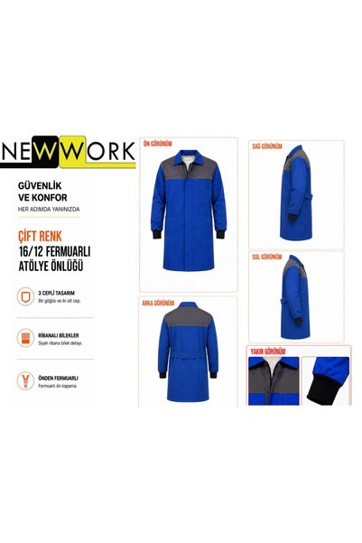 Newwork 16/12 YAZLIK KUMAŞ FERMUARLI ATÖLYE VE İŞ ÖNLÜĞÜ
