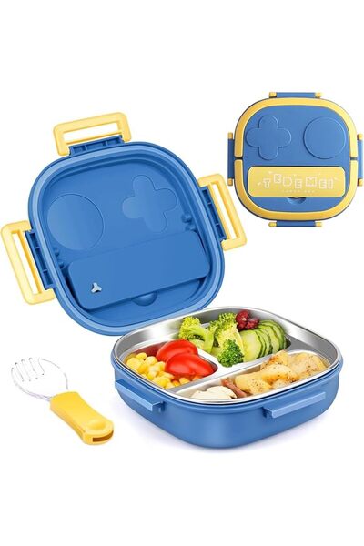 GENERAL Mylindde Bento Box, Stainless Steel Double Layer Lunch Box, Leakproof...